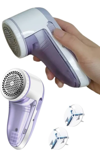 Giysi Tiftik Ve Kazak Tüy Toplama Makinesi Pratik Temizleme Şarjlı - 2