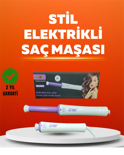 Hızlı Isınan, Kompakt ve Güvenli – Tüm Saç Tiplerine Uygun Kıvırma Cihazı - 1