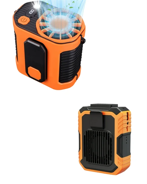 Sessiz Turbo Fan – Kamp, Spor, Ofis İçin Taşınabilir Mini Soğutucu - 2