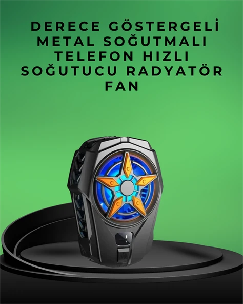 Yarı İletken Soğutmalı Mobil Fan – Akıllı Telefonlar İçin Soğutucu ürün görseli 1