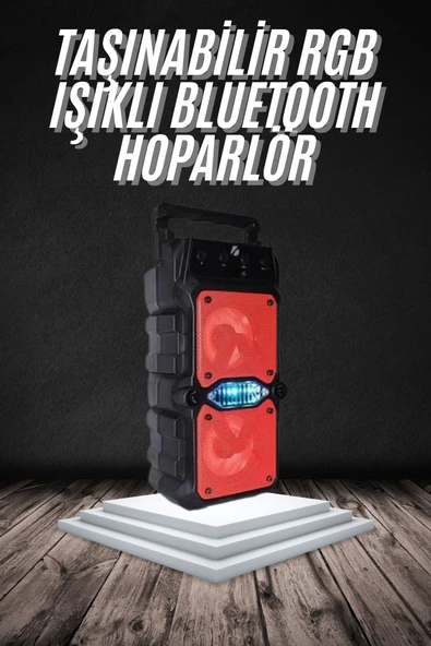 Bluetooth Hoparlör Çift Mikrofonlu Güçlü Ses Kaliteli Kesintisiz Kablosuz ürün görseli