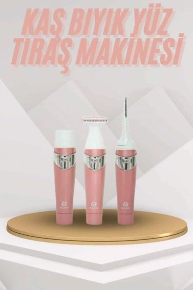 Yüz Kaş ve Tüm Vücut Epilasyon Aleti 3 Başlıklı Hassas Ciltlere Uygun Epilatör ürün görseli