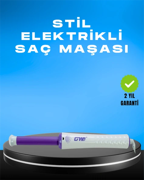 GW Saç Kıvırma Makinesi – 360° Döner Başlık, Negatif İyon Teknolojisiyle - 1