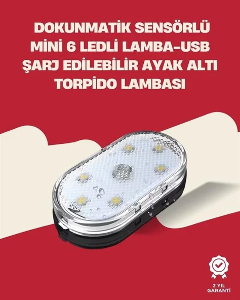 Uzun Ömürlü Lityum Bataryalı, Kompakt Araba İç Mekan LED Işıklar ürün görseli 1