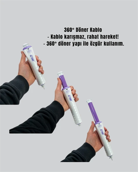 Hızlı Isınan, Kompakt ve Güvenli – Tüm Saç Tiplerine Uygun Kıvırma Cihazı - 5