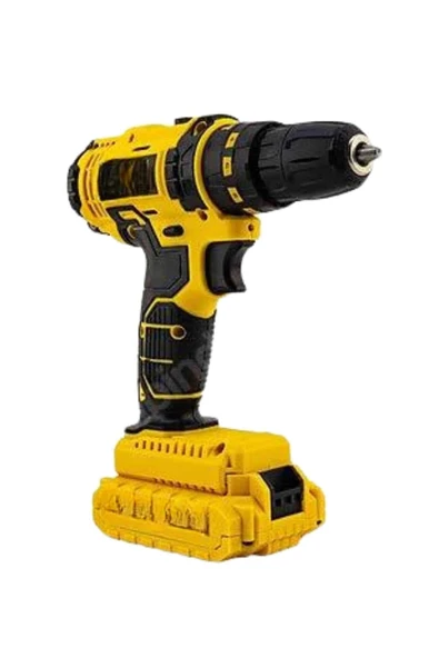 Matkap Seti 24 Parça Çift Bataryalı Darbeli Led Işıklı Vidalama - Resim 2