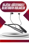 100 Saat Bluetooth Kulaklık Dijital Göstergeli ANC Özelliği Kablolu - Resim 2