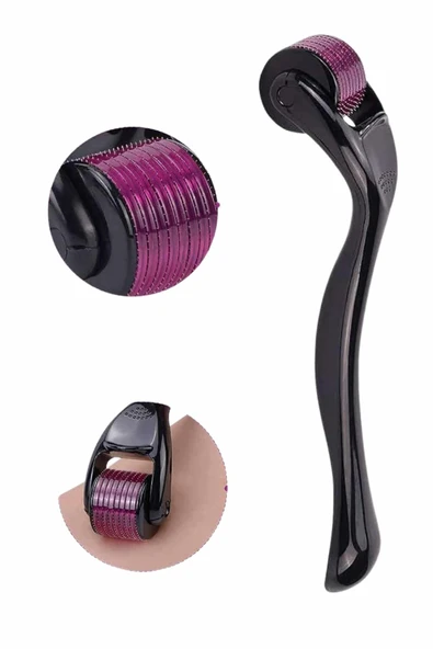 Titanyum Uçlu Derma Roller 540 İğneli 1 mm Gözenek Azaltıcı Akne İzlerine Uygun - Resim 2