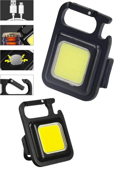 Mıknatıslı Parlak Led Işık 3 Fonksiyonlu Şarj edilebilir Ledli Mini Taşınabilir - Resim 2