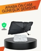 Kalın Kumaşlı Ön Cam Güneşliği – Solmaz, Deforme Olmaz, Uzun Ömürlü - Resim 2