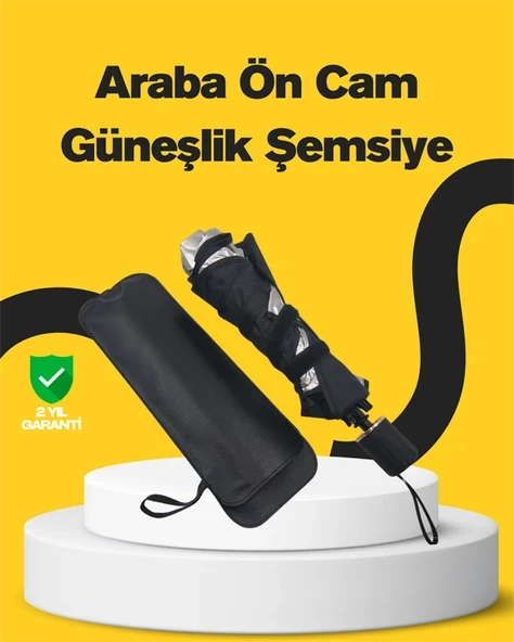 Pratik Ön Cam Güneşliği – Geniş Kapsama Alanı, Kolay Saklama ürün görseli 1