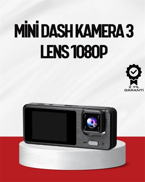 3 Kameralı DVR Araç Kamerası – Tam Güvenlik, Tam Kapsama ürün görseli