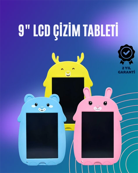 Hafif ve Kompakt Tasarımlı Kağıtsız LCD Yazı Tahtası ürün görseli