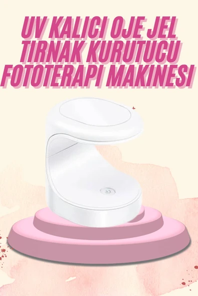 Mini Taşınabilir Kalıcı Oje Jel Tırnak Kurutucu Fototerapi Makinesi ürün görseli
