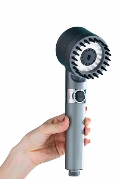 Masaj Etkili Duş Başlığı Yeni Nesil Çok Fonksiyonlu Ayarlanabilir Filtreli ürün görseli