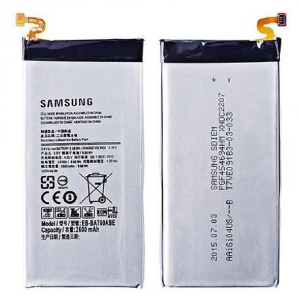 Samsung A700 A7 2015 Batarya Pil Orjinal