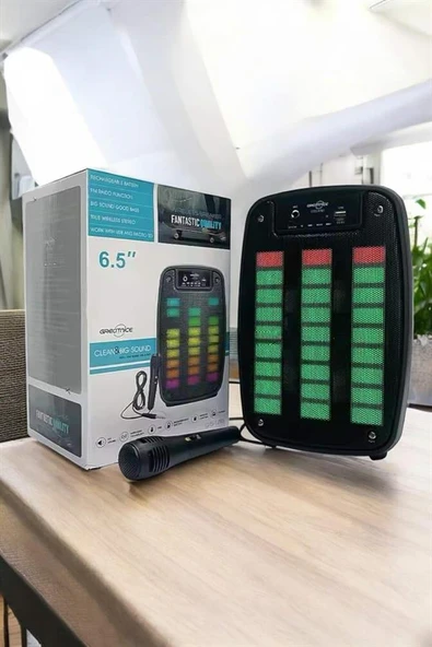 Bluetooth  Hoparlör Mikrofonlu Speaker Taşınabilir Şarjlı ürün görseli