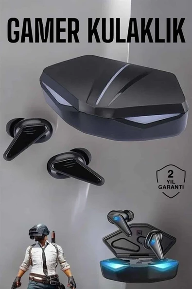 Bluetooth Gamer Oyuncu Kulaklığı ANC Özelliği Yüksek Ses Kaliteli - Resim 2
