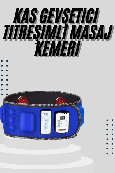 Göbek İnceltme Kemeri Kas Gevşetici Masaj Aleti Titreşimli Masaj Kemeri ürün görseli