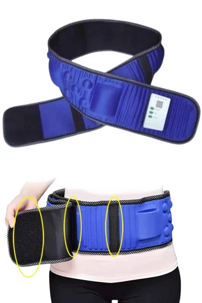 Göbek İnceltme Kemeri Kas Gevşetici Masaj Aleti Titreşimli Masaj Kemeri - Resim 2