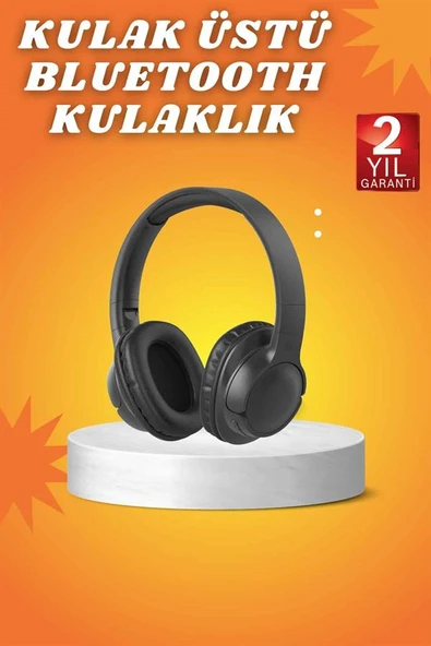 Kablosuz Bluetooth Kulaklık Kulak Üstü Mikrofonlu 5.0 Bluetooth ANC Özelliği - 2