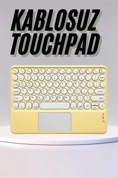 Profesyonel Wifi Q Klavye Bluetooth Klavye Touchpad 10.8 Inç - Resim 2