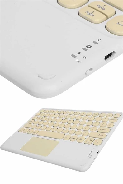 Profesyonel Wifi Q Klavye Bluetooth Klavye Touchpad 10.8 Inç ürün görseli 1