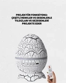 Bluetooth Hoparlör Özellikli 7 Renkli Gece Aydınlatması - Resim 2