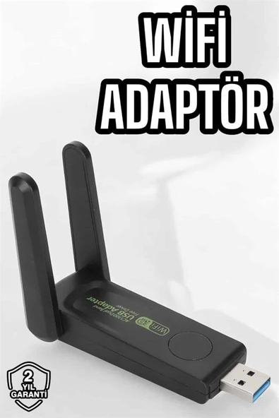 Dual Band Wifi Alıcı Adaptör USB 3.0 Destekli - Resim 2