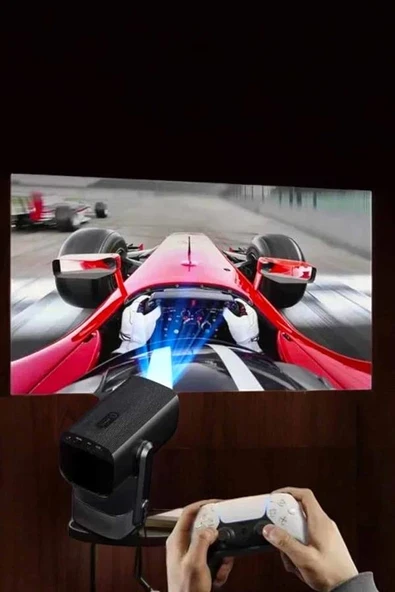 Taşınabilir Sinema Oyun Projektörü Akıllı Projeksiyon Android 11 ürün görseli 1