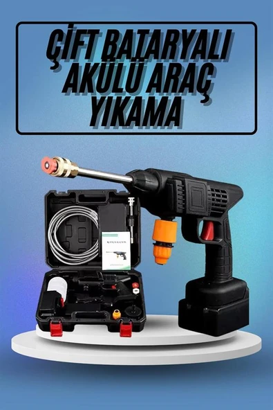 Bahçe Sulama Tabancası Makinesi Yüksek Basınçlı Akülü Yıkama Makinesi - Resim 2