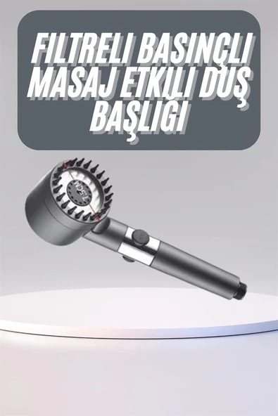 Yüksek Performanslı Masaj Etkili Su Tasarruflu Duş Başlığı Krom Kaplama Uzun Ömürlü - Resim 2