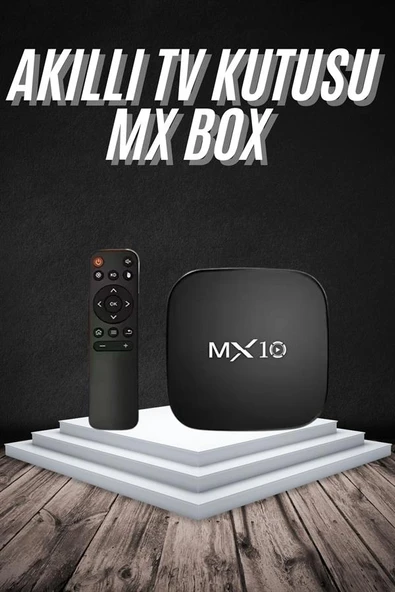 Akıllı TV kutusu Mx Box Android 7.1 TV kutusu 2.4G Wifi - Resim 2