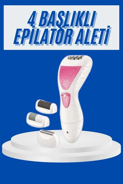Profesyonel 4in1 Çok Amaçlı Epilasyon Aleti Şarjlı Pratik Taşınabilir - Resim 2