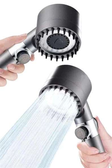 Yeni Nesil Duş Başlığı Paslanmaz Çelik Masaj Etkili Ergonomik Tasarım Su Basınçlı ürün görseli