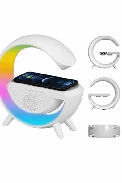 Yeni Nesil Bluetooth Hoparlör Speaker 5.0 Taşınabilir G Şeklinde Powerbankli ürün görseli