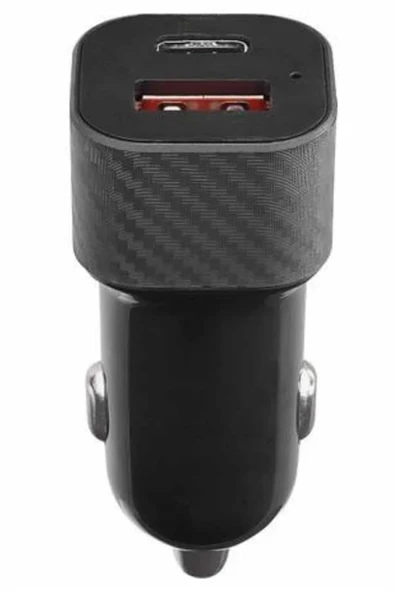 Araç İçi Hızlı Şarj Soketi 38W Oto Çakmaklık Type-C Araba Çakmaklık ürün görseli 1