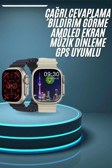 Akıllı Saat Çok Fonksiyonlu Uzun Pil Ömürlü Çağrı Cevaplayabilen Kol Saati