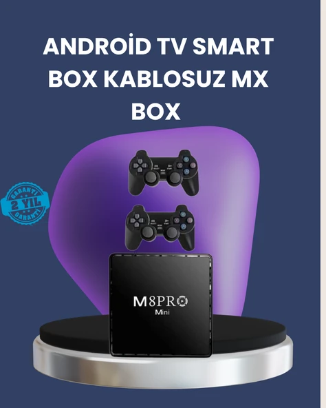 Android TV Box 10K Ultra HD Medya Oynatıcı ve Oyun Cihazı ürün görseli 1