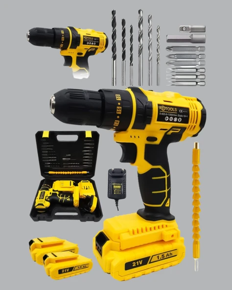 12V Akülü Matkap –Ergonomik ve Yüksek Performanslı - Resim 2