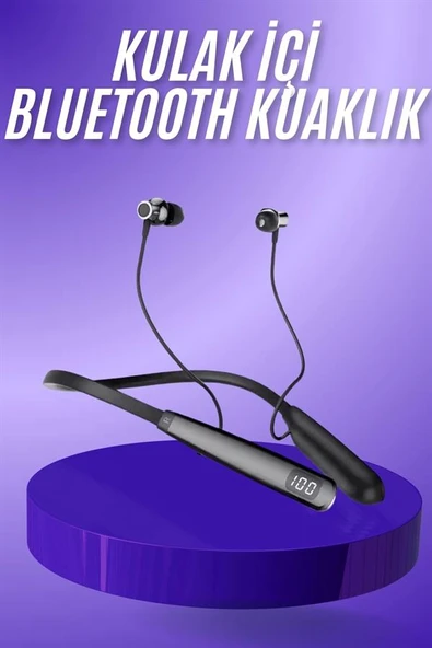 Bluetooth Kulaklık Şarj Göstergeli 100 Saat Şarj Kapasiteli Sporcu Kulaklık - 2