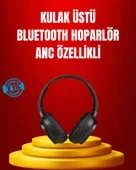 Geniş Frekans Aralıklı Bluetooth Kulak Üstü Kulaklık - Resim 2