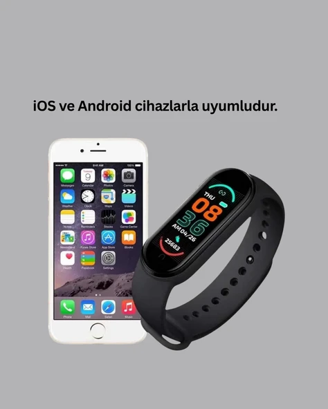 TPU ve Silikon Kordonlu Akıllı Bileklik – 20 Gün Bekleme Süresi - 4