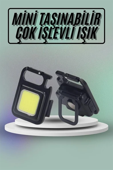 Mıknatıslı Parlak Led Işık 3 Fonksiyonlu Şarj edilebilir Ledli Mini Taşınabilir - Resim 2