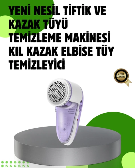 Pamuk Tiftik Tüy Temizleme Makinesi 5W – 3 Bıçaklı Sistem ürün görseli