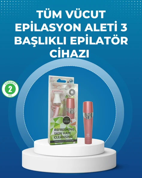 Pembe Epilasyon Cihazı – Acısız Tüy Temizliği ürün görseli 1