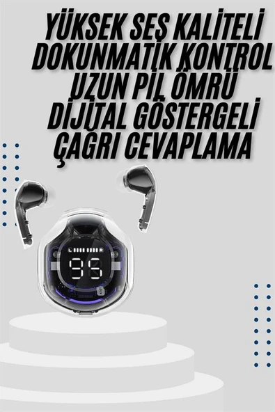 2025 Model Kablosuz Bluetooth Kulaklık ANC ENC Destekli HİFİ Stereo ürün görseli 1