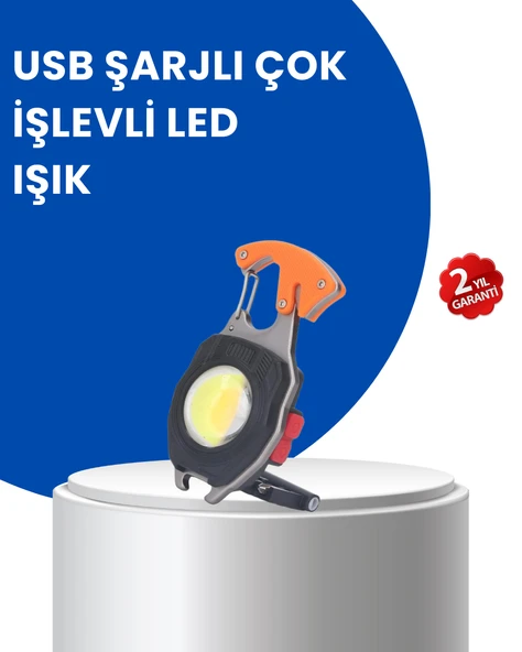 Çok Modlu LED Işıklı Pratik Anahtarlık ürün görseli