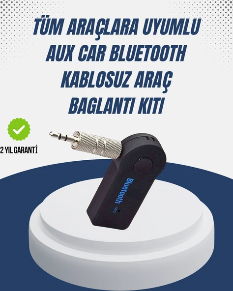 Bluetooth Destekli AUX Müzik ve Konuşma Cihazı ürün görseli