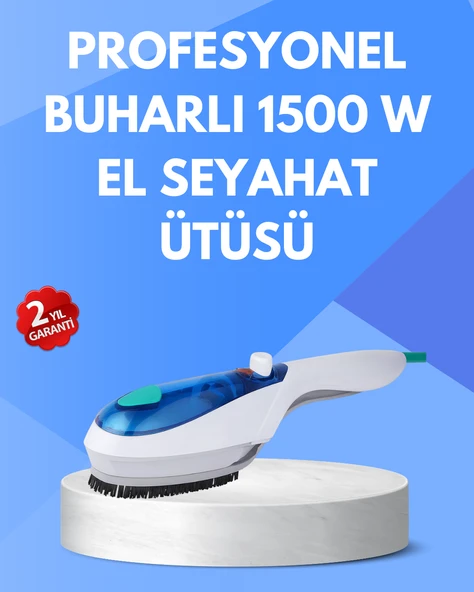 Seyahat Tipi Buharlı Ütü Portatif Kırışıklık Açıcı ürün görseli